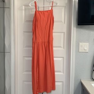 Orange gap dress